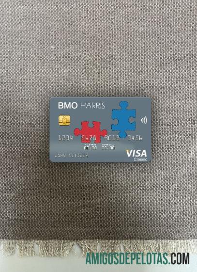 EUA BMO Harris Bank Visa Card Photolook Front exemplo real